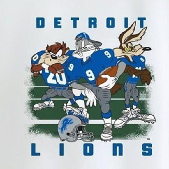 Detroit Lions Football Sweatshirt Retro NFL Crewneck Game Day Fan Style 79 - Picture 2 of 5